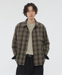 MARGARET HOWELL オリーブ色 シャツ MARGARET HOWELL｜マーガレット・ハウエルのシャツ/ブラウス