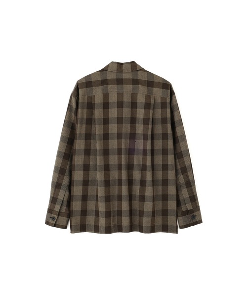 GRAPHIC YARN DYED WOOL COTTON（シャツ/ブラウス）｜MARGARET HOWELL