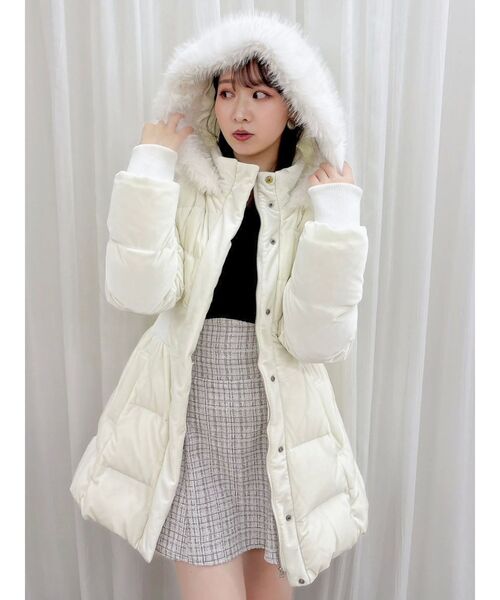 dazzlin（ダズリン）の「スイッチングコルセットミニスカート（スカート・レディース・その他1/グレー/チャコールグレー・SMALL/MEDIUM）」の9枚目の写真