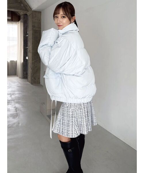 dazzlin（ダズリン）の「スイッチングコルセットミニスカート（スカート・レディース・その他1/グレー/チャコールグレー・SMALL/MEDIUM）」の16枚目の写真