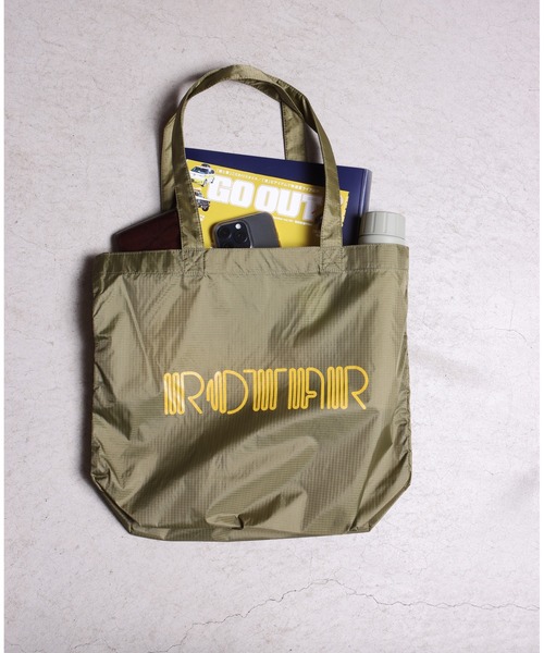 ROTAR(ローター)の「Rip Stop Tote BAG(トートバッグ・メンズ・オリーブ/ブラック/オレンジ・FREE)」の3枚目の写真