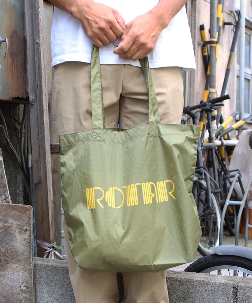 ROTAR(ローター)の「Rip Stop Tote BAG(トートバッグ・メンズ・オリーブ/ブラック/オレンジ・FREE)」の11枚目の写真