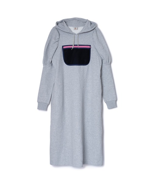 NON TOKYO（ノントーキョー）の「NON TOKYO/ノントーキョー/メッシュポケットパフスリーブワンピース（ワンピース・レディース・ブラック/グレー・F）」の15枚目の写真