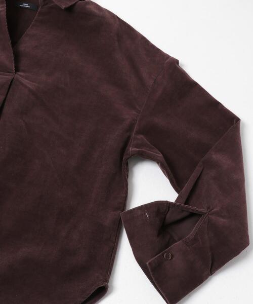 ITEMS URBANRESEARCH(アイテムズ アーバンリサーチ)の「Souplement Corduroy Shirts(シャツ/ブラウス・レディース・ブラック/ホワイト系その他/ブラウン・FREE)」の17枚目の写真
