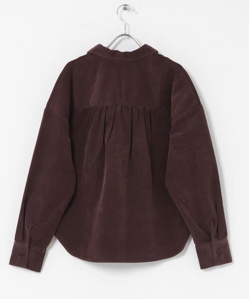 ITEMS URBANRESEARCH(アイテムズ アーバンリサーチ)の「Souplement Corduroy Shirts(シャツ/ブラウス・レディース・ブラック/ホワイト系その他/ブラウン・FREE)」の18枚目の写真