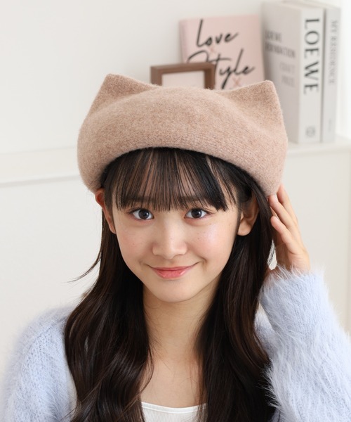 セール】猫耳ベレー（ハンチング/ベレー帽）｜FUNALIVE（ファン