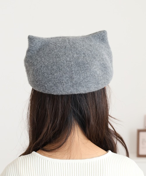 セール】猫耳ベレー（ハンチング/ベレー帽）｜FUNALIVE（ファン
