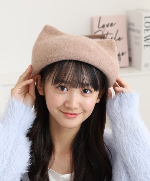 セール】猫耳ベレー（ハンチング/ベレー帽）｜FUNALIVE（ファン