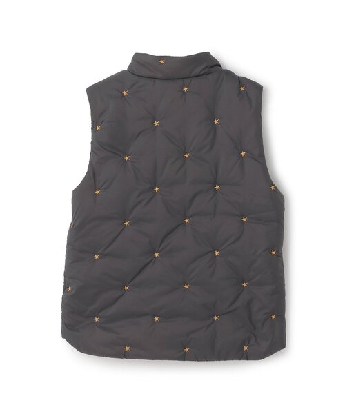 sense of wonder（センスオブワンダー）の「リバティアデラジャ星刺しゅうベスト（ベスト・キッズ・レンガ/ブルー/チャコール・110cm/120cm/80ｃｍ/90cm/100cm）」の4枚目の写真