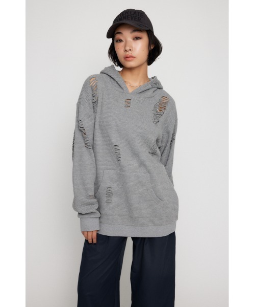 セール】OVER CRASH HOODIE トップス（パーカー）｜LAGUA GEM