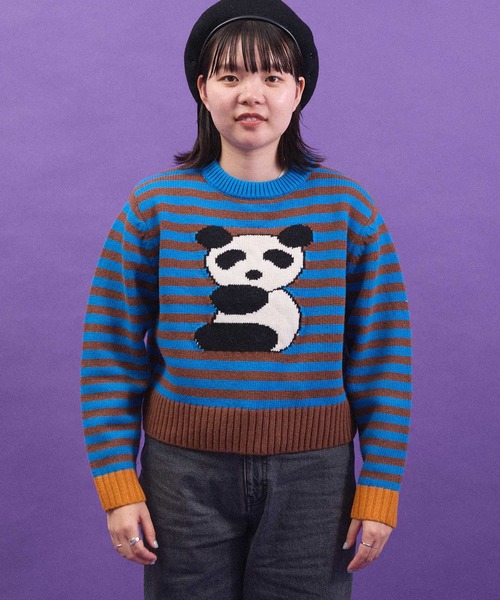 I am I in fact...（アイアムアイインファクト）の「SUPER IDOL sweater（ニット/セーター・レディース・レッド/その他/ブラック・FREE）」の5枚目の写真