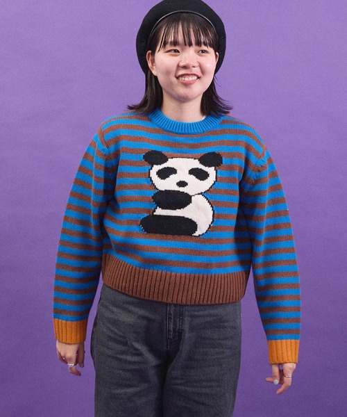 I am I in fact...（アイアムアイインファクト）の「SUPER IDOL sweater（ニット/セーター・レディース・レッド/その他/ブラック・FREE）」の7枚目の写真