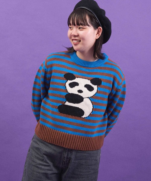 I am I in fact...（アイアムアイインファクト）の「SUPER IDOL sweater（ニット/セーター・レディース・レッド/その他/ブラック・FREE）」の8枚目の写真