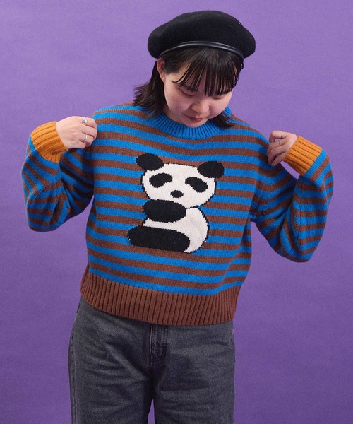 I am I in fact...（アイアムアイインファクト）の「SUPER IDOL sweater（ニット/セーター・レディース・レッド/その他/ブラック・FREE）」の9枚目の写真