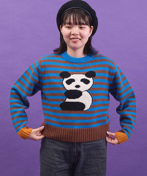 I am I in fact...（アイアムアイインファクト）の「SUPER IDOL sweater（ニット/セーター・レディース・レッド/その他/ブラック・FREE）」の10枚目の写真