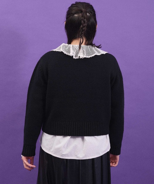 I am I in fact...（アイアムアイインファクト）の「SUPER IDOL sweater（ニット/セーター・レディース・レッド/その他/ブラック・FREE）」の18枚目の写真