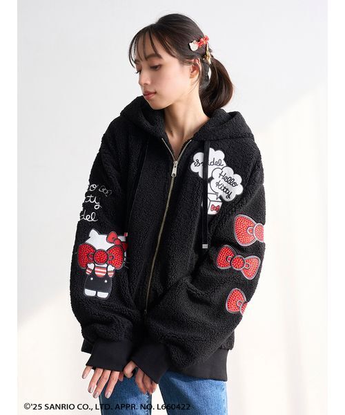 新作新品♥️SNIDEL 【HELLO KITTY】プレミアムパーカー ✨BLK HELLO KITTY】プレミアムパーカー（パーカー）｜SNIDEL