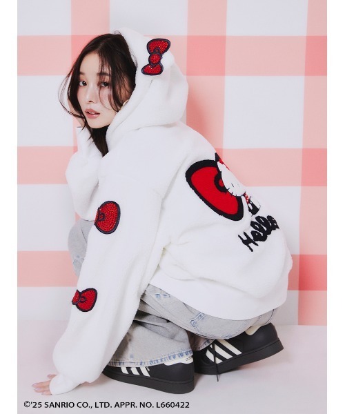 SNIDEL スナイデル【HELLO KITTY】プレミアムパーカー SNIDEL（スナイデル）の「【HELLO KITTY】プレミアムパーカー