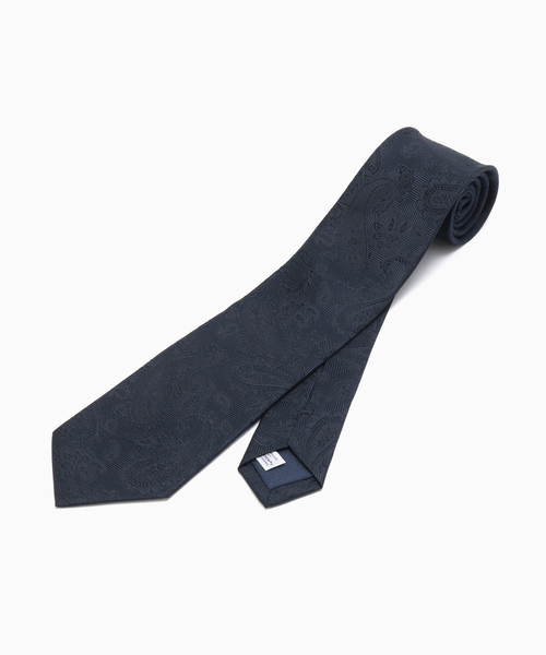 EDIFICE(エディフィス)の「PB シャドーペイズリータイ(ネクタイ・メンズ・ブラウン/ネイビー・FREE)」の4枚目の写真