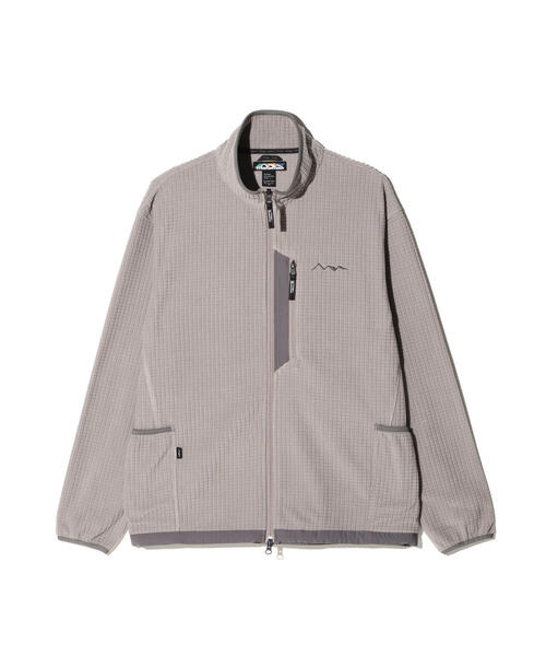 MANASTASH(マナスタッシュ)の「MANASTASH/マナスタッシュ/GRID FLEECE ZIP JKT(その他アウター・メンズ・ブラック/オリーブ系/グレー・L/M/S/XL)」の8枚目の写真