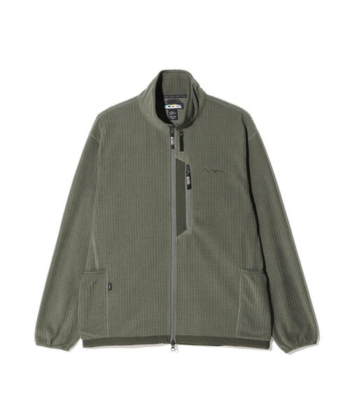 MANASTASH(マナスタッシュ)の「MANASTASH/マナスタッシュ/GRID FLEECE ZIP JKT(その他アウター・メンズ・ブラック/オリーブ系/グレー・L/M/S/XL)」の10枚目の写真