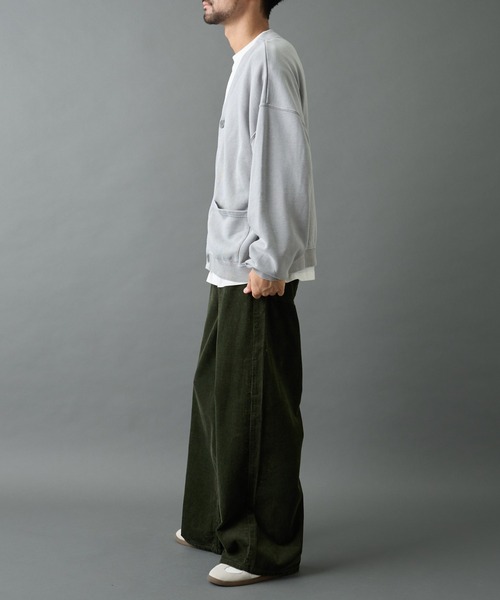 COLONY 2139（コロニートゥーワンスリーナイン）の「パウダー加工スウェットカーディガン（カーディガン/ボレロ・メンズ・ブラック/グレー・MEDIUM/LARGE）」の16枚目の写真