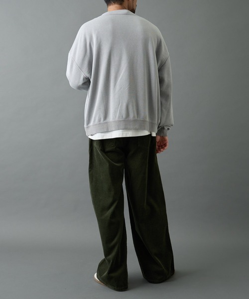 COLONY 2139（コロニートゥーワンスリーナイン）の「パウダー加工スウェットカーディガン（カーディガン/ボレロ・メンズ・ブラック/グレー・MEDIUM/LARGE）」の17枚目の写真