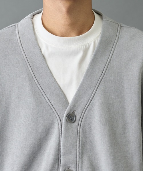 COLONY 2139（コロニートゥーワンスリーナイン）の「パウダー加工スウェットカーディガン（カーディガン/ボレロ・メンズ・ブラック/グレー・MEDIUM/LARGE）」の22枚目の写真