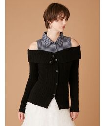 FURFUR | オフショルレイヤードニット(ニット/セーター)