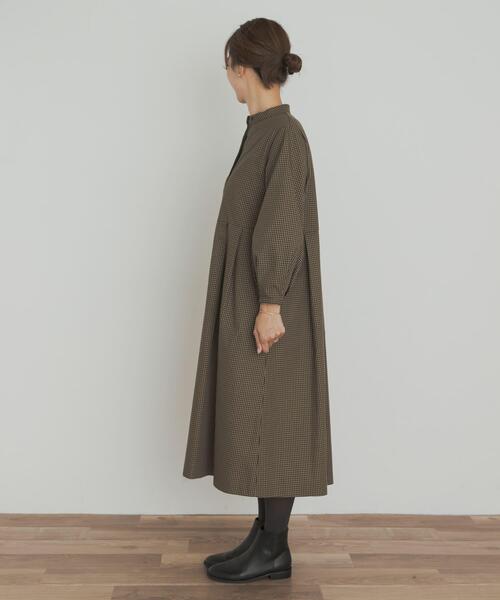 未開封DOORS 『UR TECH』チェック柄バルーンスリーブワンピース UR TECH』チェック柄バルーンスリーブワンピース｜アーバンリサーチの