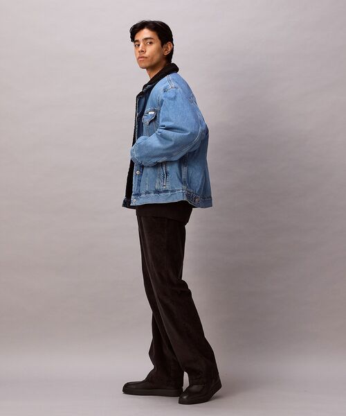 Calvin Klein（カルバン・クライン）の「90S シェルパ トラッカージャケット（デニムジャケット・メンズ・ブルー系その他・L/S/M/XL）」の4枚目の写真