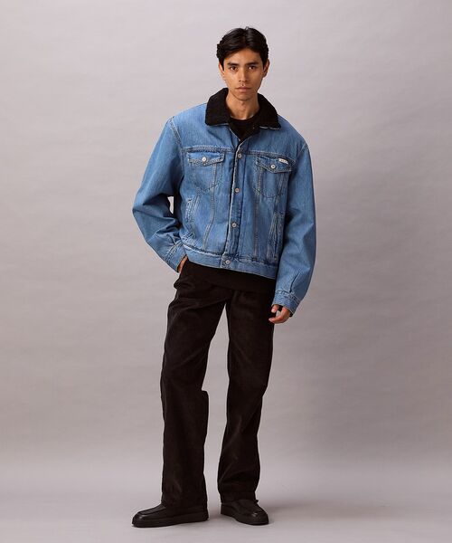 Calvin Klein（カルバン・クライン）の「90S シェルパ トラッカージャケット（デニムジャケット・メンズ・ブルー系その他・L/S/M/XL）」の6枚目の写真