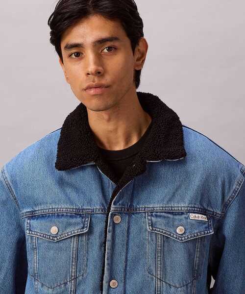 Calvin Klein（カルバン・クライン）の「90S シェルパ トラッカージャケット（デニムジャケット・メンズ・ブルー系その他・L/S/M/XL）」の7枚目の写真
