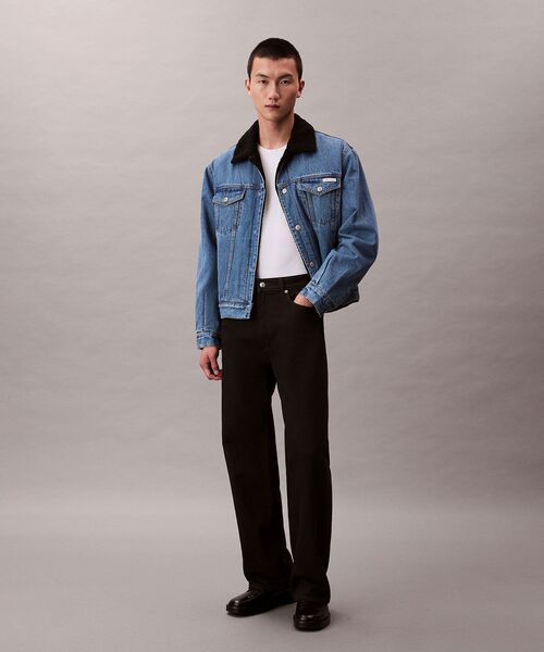 Calvin Klein（カルバン・クライン）の「90S シェルパ トラッカージャケット（デニムジャケット・メンズ・ブルー系その他・L/S/M/XL）」の11枚目の写真