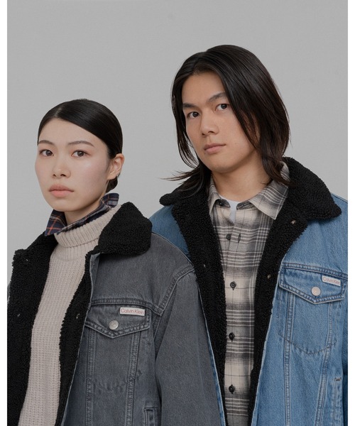 Calvin Klein（カルバン・クライン）の「90S シェルパ トラッカージャケット（デニムジャケット・メンズ・ブルー系その他・L/S/M/XL）」の17枚目の写真