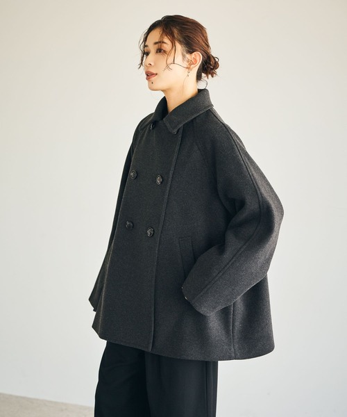 studio CLIP（スタディオクリップ）の「ウールライクPコート[プチ