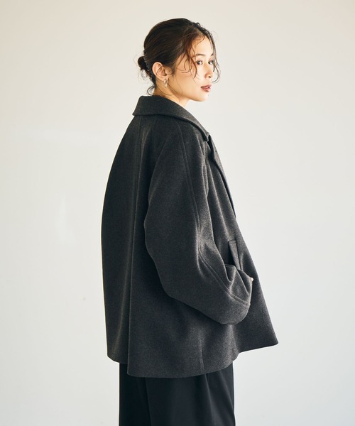 studio CLIP（スタディオクリップ）の「ウールライクPコート[プチ