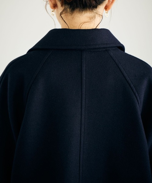 ウールライクPコート[プチサイズあり]（ピーコート）｜studio CLIP