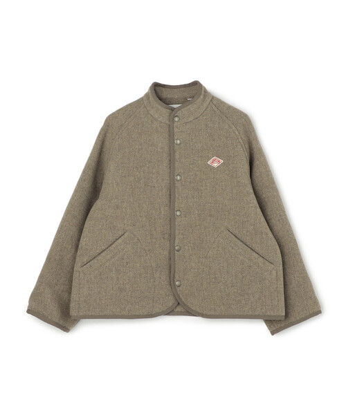 DANTON（ダントン）の「WOMEN'S WOOL LIGHT PILE STANDCOLLAR JACKET（その他アウター・レディース・ベージュ系その他/ベージュ/ネイビー/グレー・36/34/38）」の4枚目の写真