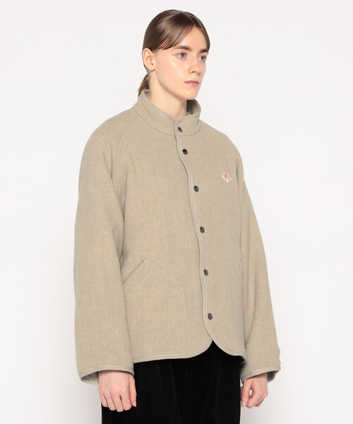 DANTON（ダントン）の「WOMEN'S WOOL LIGHT PILE STANDCOLLAR JACKET（その他アウター・レディース・ベージュ系その他/ベージュ/ネイビー/グレー・36/34/38）」の10枚目の写真