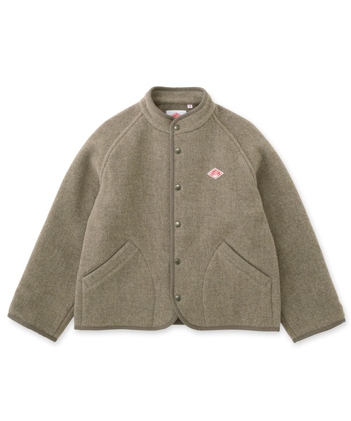 DANTON（ダントン）の「WOMEN'S WOOL LIGHT PILE STANDCOLLAR JACKET（その他アウター・レディース・ベージュ系その他/ベージュ/ネイビー/グレー・36/34/38）」の5枚目の写真