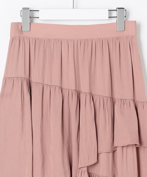 Feroux(フェルゥ)の「アシンメトリーティアード スカート(スカート・レディース・アイボリー系/ピンク系・SMALL/MEDIUM)」の11枚目の写真