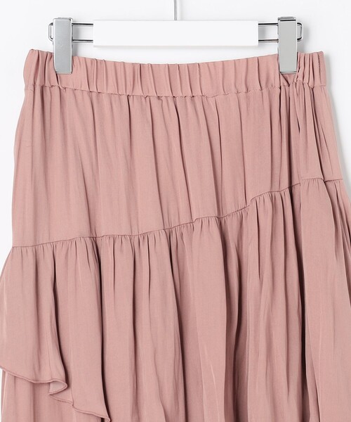 Feroux(フェルゥ)の「アシンメトリーティアード スカート(スカート・レディース・アイボリー系/ピンク系・SMALL/MEDIUM)」の14枚目の写真