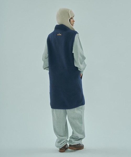SPALDING(スポルディング)の「(SPALDING x ROSE BUD)FLEECE VEST(ベスト・レディース・ホワイト/ネイビー・ONE SIZE)」の16枚目の写真