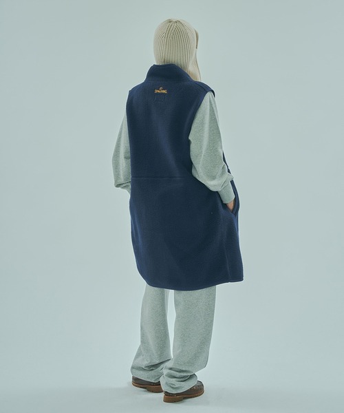 SPALDING(スポルディング)の「(SPALDING x ROSE BUD)FLEECE VEST(ベスト・レディース・ホワイト/ネイビー・ONE SIZE)」の17枚目の写真