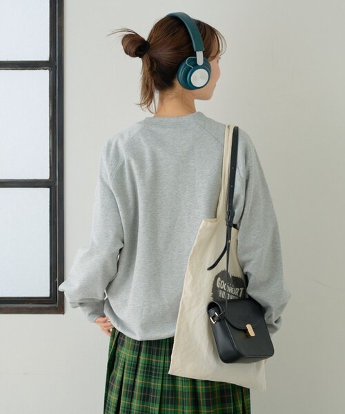 GEVACO（ゲバコ）の「【GEVACO】裏毛刺繍プリントプルオーバー（スウェット・レディース・グレー/ネイビー/ブラウン・ONE SIZE）」の9枚目の写真