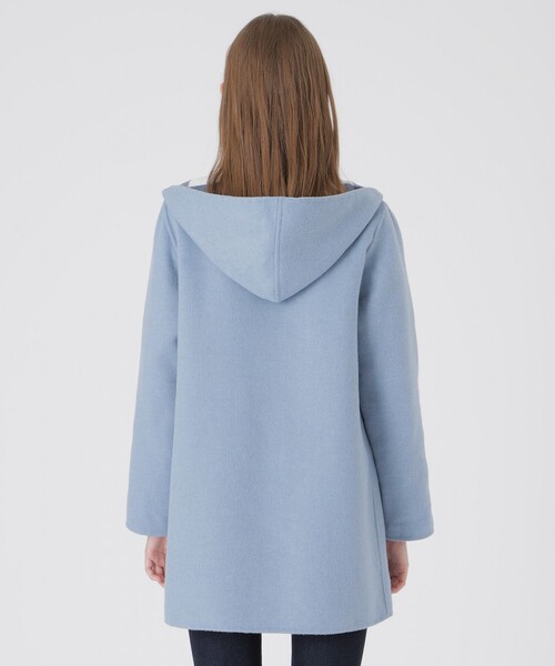 BLUE LABEL CRESTBRIDGE（ブルーレーベルクレストブリッジ）の「クレストブリッジチェックリバーポリウールコーディガン（その他アウター・レディース・グレー系その他/ブルー系その他2/ダークネイビー・38）」の16枚目の写真