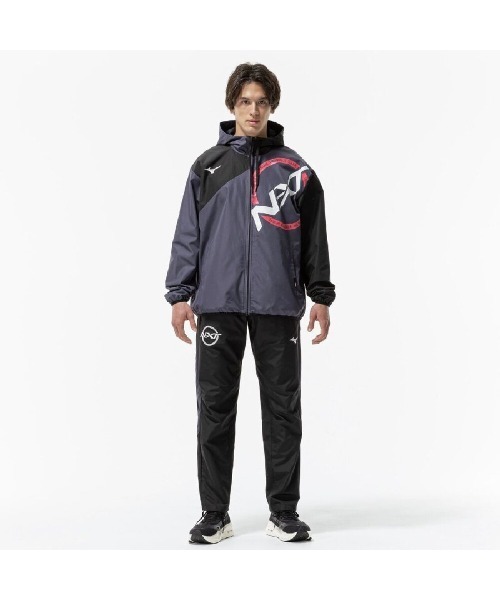 MIZUNO(ミズノ )の「ミズノ N-XT ウィンドブレーカージャケット(ナイロンジャケット・メンズ・エメラルド/グレー/ホワイト・M/L/LL/3L)」の7枚目の写真
