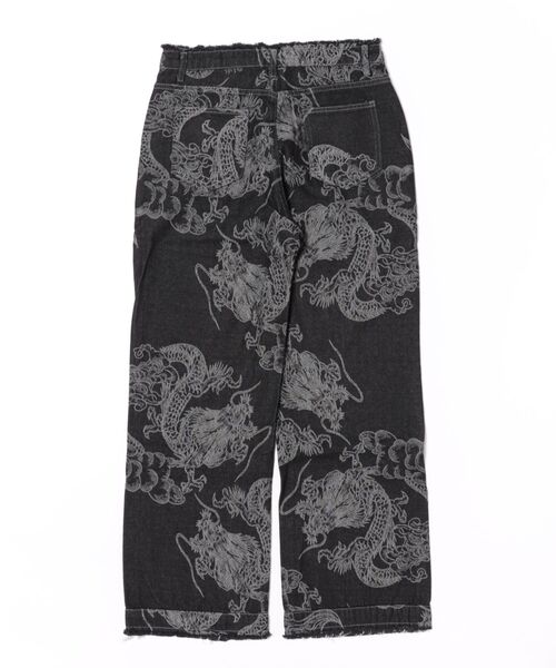 almo(アルモ)の「【LAMPOON】タトゥードラゴンブラックデニムパンツ(デニムパンツ・レディース・ブラック・SMALL/MEDIUM/LARGE)」の10枚目の写真