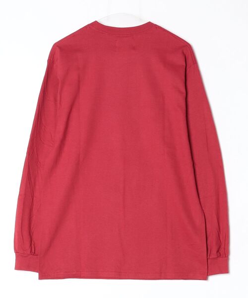 ROSE BUD（ローズバッド）の「Tony Taizsun LOVE LS POCKET TEE（Tシャツ/カットソー・レディース・ホワイト/バーガンディー・L/XL/M）」の3枚目の写真